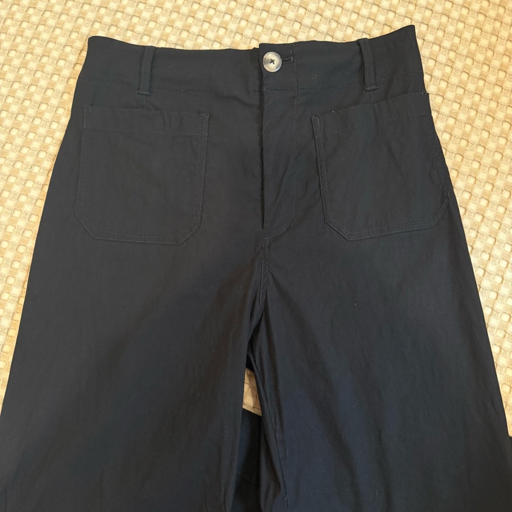 Anthropologie by Maeve | The Colette Black Crop Wide Leg Pants - Picture 7 of 10